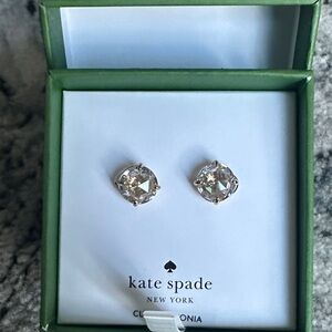 Kate Spade Sparkling Silver Earrings